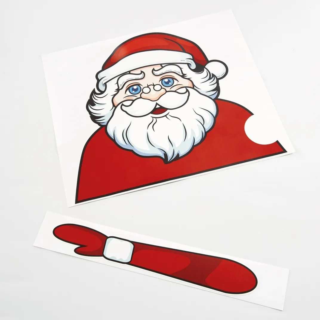 Décorations Intérieures Noël|Décorations Extérieures Noël|Tempsl Sticker essuie-glace Noël