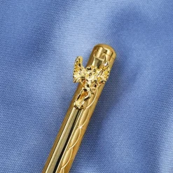 Décorations Intérieures Noël|Emballages Cadeaux|Tempsl 2 stylos ange dorés