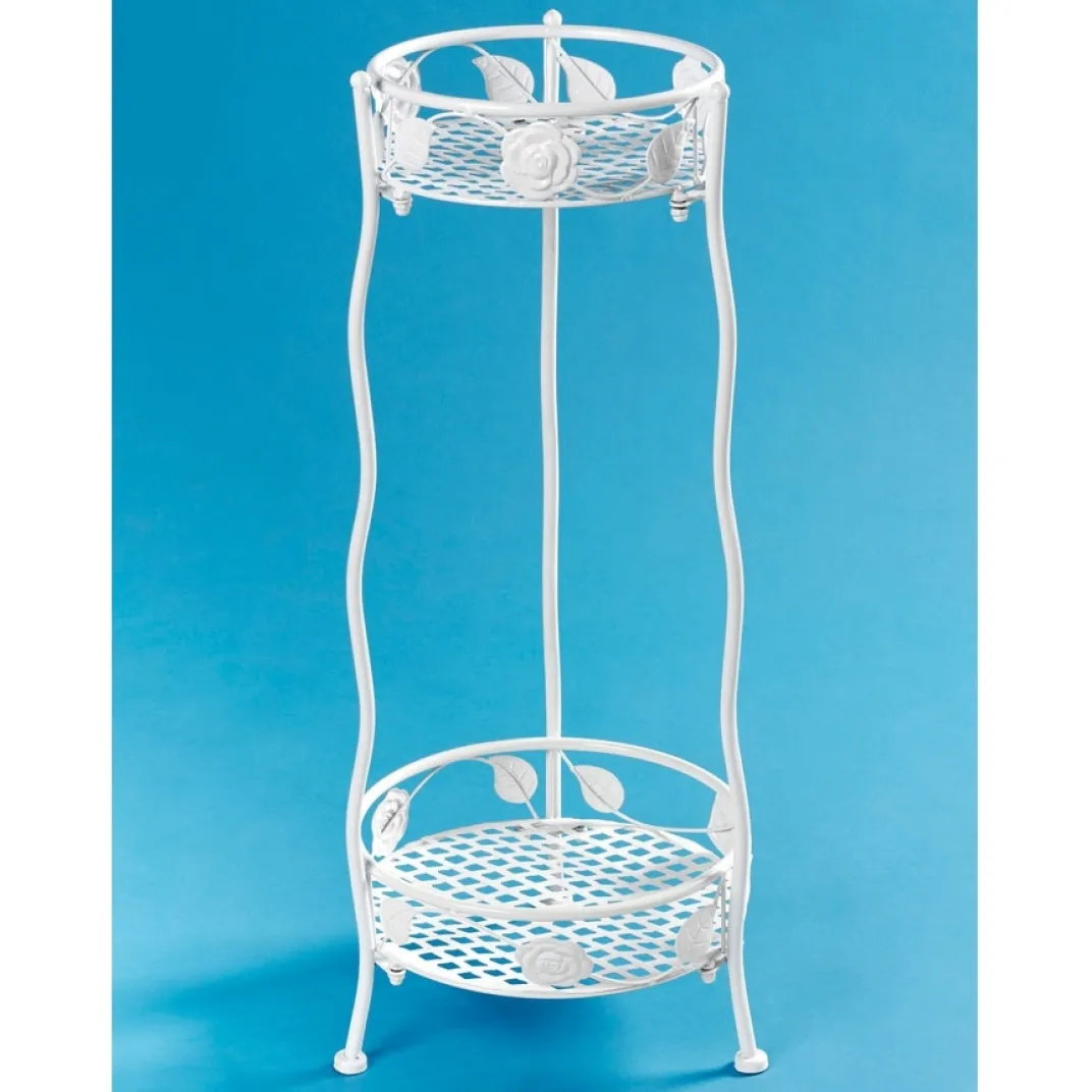 Décorations|Petits Meubles|Tempsl Support piédestal blanc pour plante