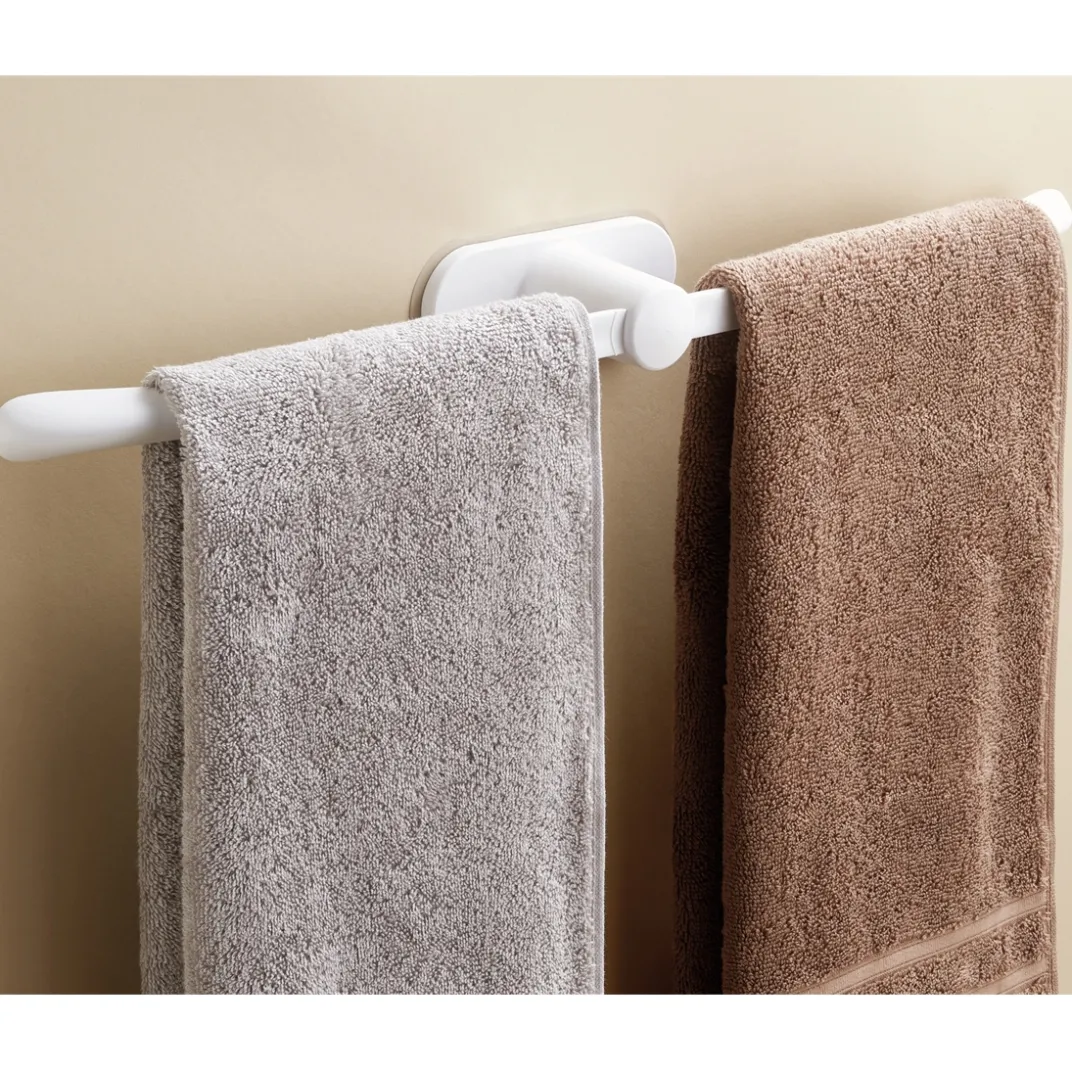 Salle De Bain Et Hygiène|Tempsl Support serviettes à ventouse