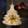Décorations Intérieures Noël|Décorations|Tempsl Suspension sapin LED