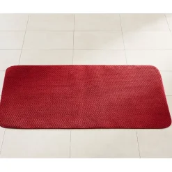 Décorations Cuisine|Décorations|Tempsl Tapis cuisine microfibres bordeaux 46 x 90 cm
