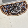 Décorations Jardin Et Extérieur|Tempsl Tapis demi-lune mosaïque