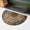 Décorations|Décorations Jardin Et Extérieur|Tempsl Tapis demi-lune vitraux