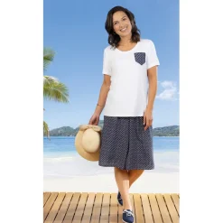 Vêtements|Tempsl Tee shirt blanc poche fantaisie