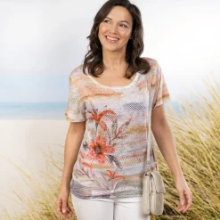 Vêtements|Tempsl Tee-shirt imprimé Lys
