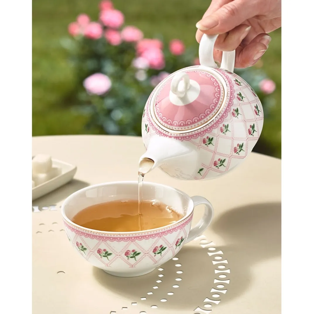 Accessoires Petit-Déjeuner|Art De La Table|Tempsl Tisanière roses