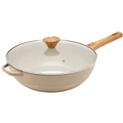 Cuisson Et Accessoires|Tempsl Wok céramique Sable